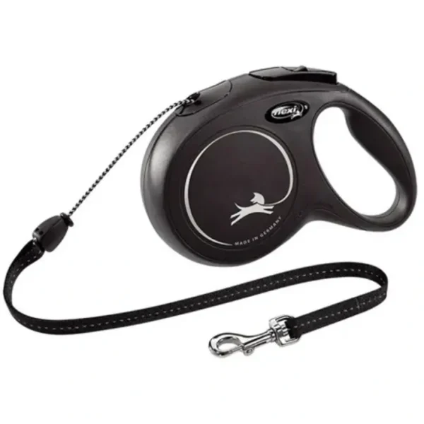 Discount Flexi Classic Cord Black Med 8m - Pet Home | The Perfect Pet Supplies Shopping Experience Dogs