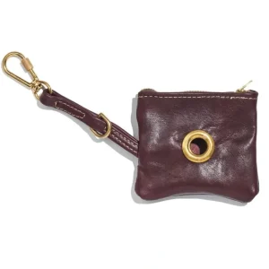 Store Fma Exclusive | Brooklyn Studio Vintage Leather Poop Bag Pouch, Brown - Pet Home | The Perfect Pet Supplies Shopping Experience Shop All