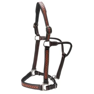 Store Fort Worth Leather Halter w/Diamond Pattern - Pet Home | The Perfect Pet Supplies Shopping Experience Shop All