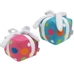 fouFIT Birthday Present Plush Toy with Hidden Squeaker (6") - Pet Home | The Perfect Pet Supplies Shopping Experience