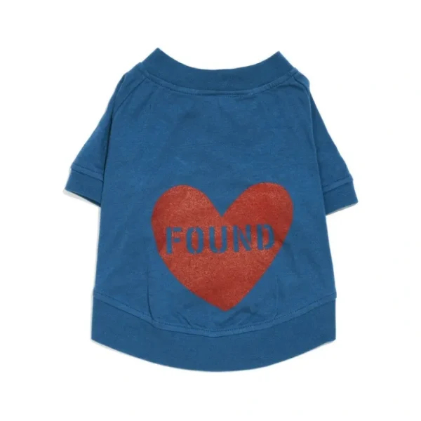 Store Found My Animal Big Full Heart Animal T-Shirt, Blue + Tomato - Pet Home | The Perfect Pet Supplies Shopping Experience Shop All