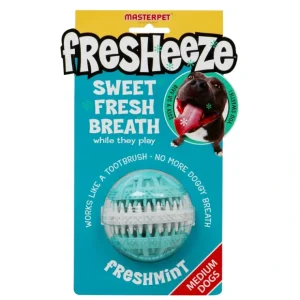 Cheap Fresheeze Fresh Breath Freshmint Dental Ball Rotate Medium - Pet Home | The Perfect Pet Supplies Shopping Experience Pet Toys