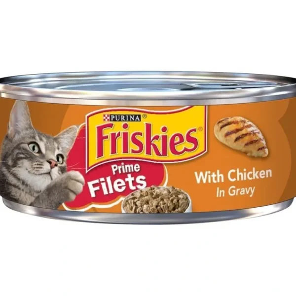 Flash Sale Friskies Prime Filets With Chicken In Gravy Canned Cat Food - Pet Home | The Perfect Pet Supplies Shopping Experience Cats