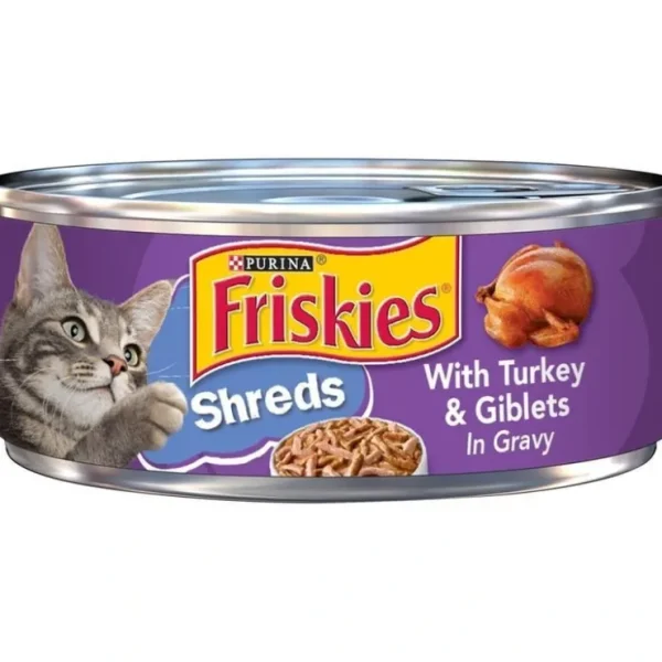 Outlet Friskies Savory Shreds with Turkey and Giblets Canned Cat Food - Pet Home | The Perfect Pet Supplies Shopping Experience Cats