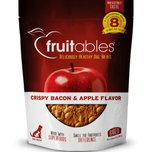 Store Fruitables Healthy Dog Treats: Crispy Bacon &Apple - Pet Home | The Perfect Pet Supplies Shopping Experience Shop All