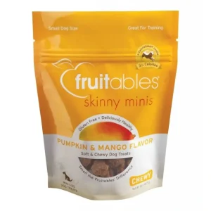 Sale Fruitables, Skinny Minis, Pumpkin & Mango - 5 oz - Pet Home | The Perfect Pet Supplies Shopping Experience Dogs