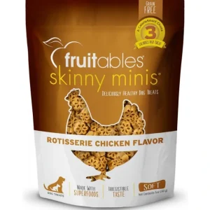 Sale Fruitables Skinny Minis Rotisserie Chicken Flavor Soft & Chewy Dog Treats - Pet Home | The Perfect Pet Supplies Shopping Experience Dogs