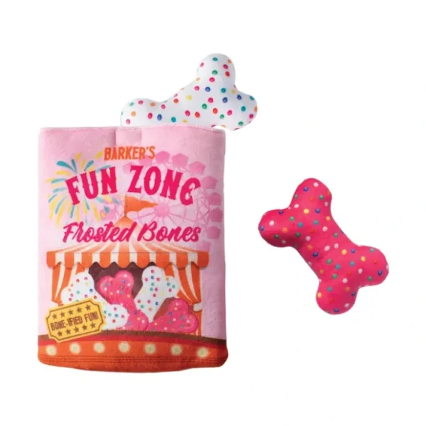 Outlet Funzone Bones Hide & Seek Plush Dog Toy - Pet Home | The Perfect Pet Supplies Shopping Experience Pet Toys