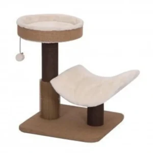 New Furkidz "Cushy" Jute/Fleece/Rubber Cat Home 55Hx45x45cm - Pet Home | The Perfect Pet Supplies Shopping Experience Pet Toys