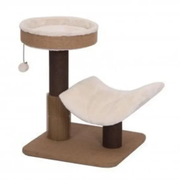 New Furkidz "Cushy" Jute/Fleece/Rubber Cat Home 55Hx45x45cm - Pet Home | The Perfect Pet Supplies Shopping Experience Pet Toys