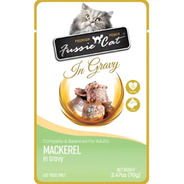 Best Fussie Cat - Mackeral in Gravy 2.47oz Pouch - Pet Home | The Perfect Pet Supplies Shopping Experience Cats