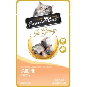 Best Fussie Cat - Sardine in Gravy 2.47oz Pouch - Pet Home | The Perfect Pet Supplies Shopping Experience Cats