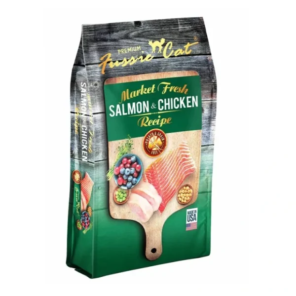 Flash Sale Fussie Cat Premium Market Fresh Salmon & Chicken Recipe Cat Food, 2 L - Pet Home | The Perfect Pet Supplies Shopping Experience Cats