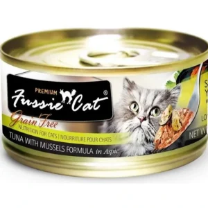 Store Fussie Cat Premium Tuna with Mussels Formula in Aspic Canned Food - Pet Home | The Perfect Pet Supplies Shopping Experience Shop All