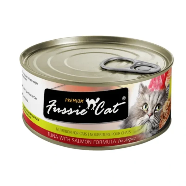 Hot Fussie Cat Tuna With Salmon Formula In Aspic (2.82-oz, case of 24) - Pet Home | The Perfect Pet Supplies Shopping Experience Cats