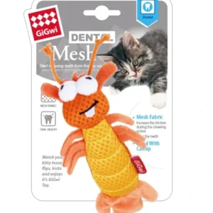 GiGwi Dental Mesh With Catnip Shrimp - Pet Home | The Perfect Pet Supplies Shopping Experience