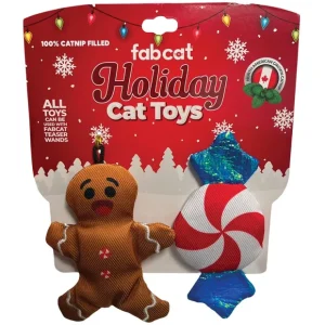Flash Sale Gingerbread & Peppermint Cat Toy - 2 Pack - Pet Home | The Perfect Pet Supplies Shopping Experience Pet Toys