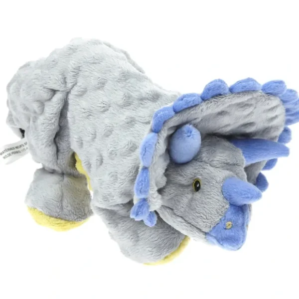 Discount Go Dog Frills the Grey Triceratops Dog Chew Toy - Pet Home | The Perfect Pet Supplies Shopping Experience Pet Toys