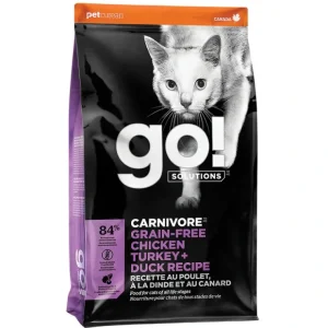 Best GO! SOLUTIONS, CARNIVORE Grain Free Chicken, Turkey + Duck Recipe for cats - Pet Home | The Perfect Pet Supplies Shopping Experience Cats