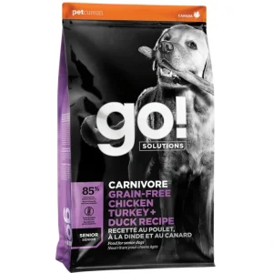 Sale GO! SOLUTIONS, CARNIVORE Grain Free Chicken, Turkey + Duck Senior Recipe for dogs - Pet Home | The Perfect Pet Supplies Shopping Experience Dogs
