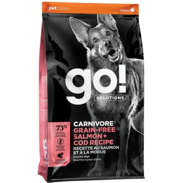 Best GO! SOLUTIONS, CARNIVORE Grain Free Salmon + Cod Recipe for dogs - Pet Home | The Perfect Pet Supplies Shopping Experience Dogs