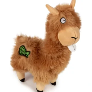 Discount GODOG BUCK TOOTH LLAMA DURABLE PLUSH DOG TOY (SMALL, TAN) - Pet Home | The Perfect Pet Supplies Shopping Experience Pet Toys