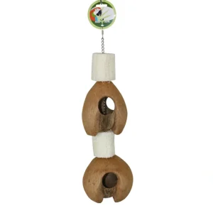 Store Green Parrot Twin Coco Head - Pet Home | The Perfect Pet Supplies Shopping Experience Pet Toys