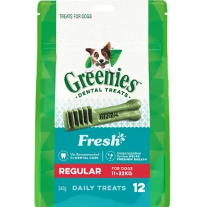Store Greenies Regular FRESH MINT 340gm 12 treats per pack - Pet Home | The Perfect Pet Supplies Shopping Experience Dogs