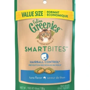 Store Greenies Smartbites Hairball Control Tuna Cat Treats - Pet Home | The Perfect Pet Supplies Shopping Experience Shop All
