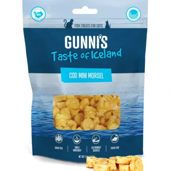 Store Gunni's Cod Mini Morsels Cat Treats (1.5 oz) - Pet Home | The Perfect Pet Supplies Shopping Experience Shop All