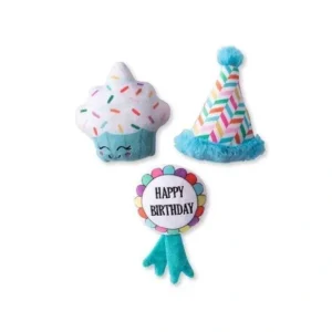 Happy Bark Day 3 Piece Small Dog Toy Set from Petshop by Fringe Studio - Pet Home | The Perfect Pet Supplies Shopping Experience