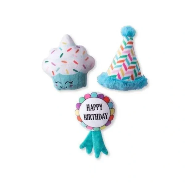 Happy Bark Day 3 Piece Small Dog Toy Set from Petshop by Fringe Studio - Pet Home | The Perfect Pet Supplies Shopping Experience