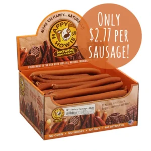 Shop Happy Howie's Turkey Sausage for Dogs - Pet Home | The Perfect Pet Supplies Shopping Experience Dogs