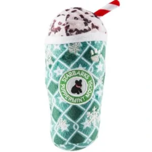 Sale Haute Diggity Starbarks Puppermint Mocha Green Star Cup - Pet Home | The Perfect Pet Supplies Shopping Experience Pet Toys