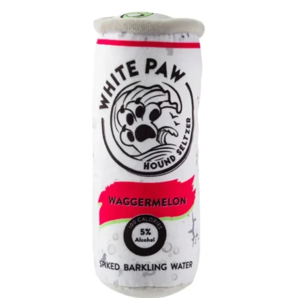 Store Haute Diggity White Paw - Waggermelon Hound Seltzer (7" x 4.5" x 2.5 - Pet Home | The Perfect Pet Supplies Shopping Experience Pet Toys
