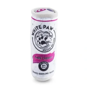 Outlet Haute Diggity White Paw Bark Cherry Hound Seltzer Plush Toy (7"x 4.5" x 2.5 - Pet Home | The Perfect Pet Supplies Shopping Experience Pet Toys