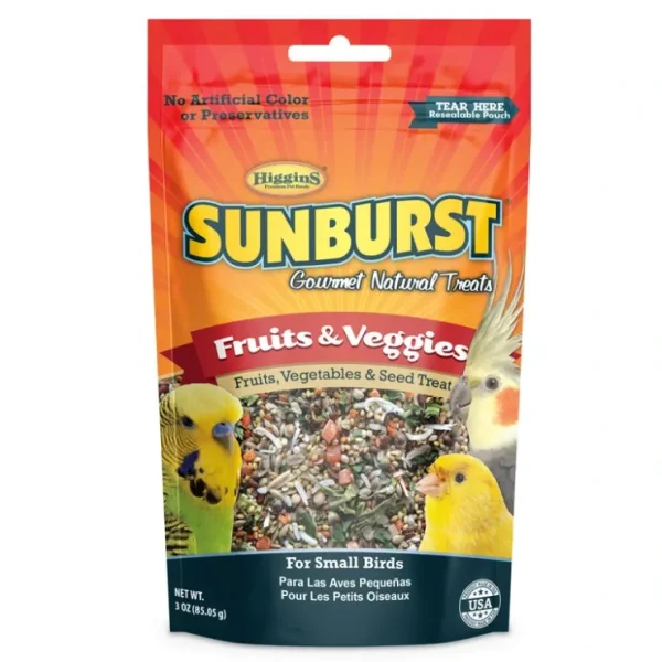 Best Higgins Sunburst Gourmet Treats Fruits &Veggies Small - Pet Home | The Perfect Pet Supplies Shopping Experience Shop All