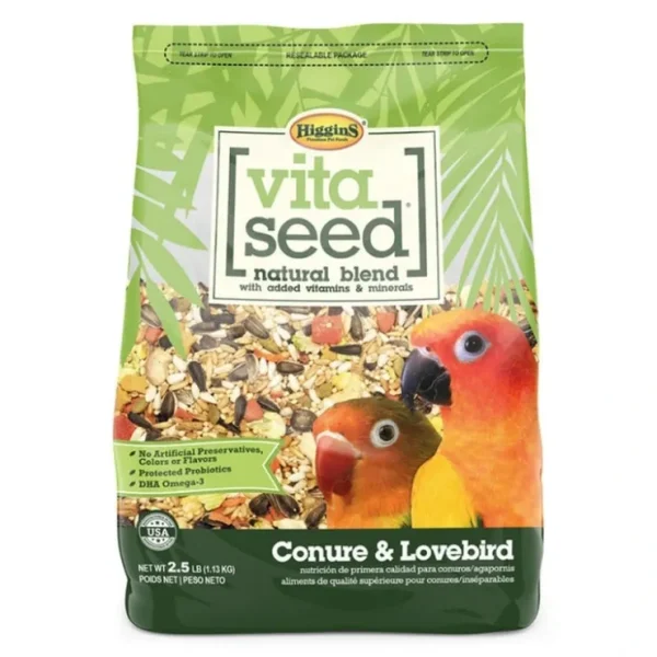 Store HIGGINS VITA SEED NATURAL BLEND CONURE &LOVEBIRD - Pet Home | The Perfect Pet Supplies Shopping Experience Shop All