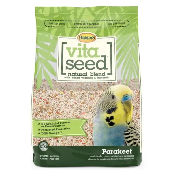 Store Higgins Vita Seed Parakeet Food - Pet Home | The Perfect Pet Supplies Shopping Experience Shop All