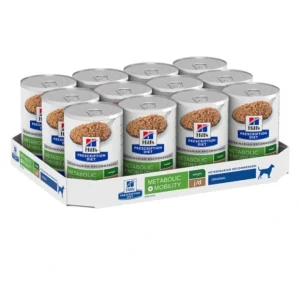 Store Hills Prescription Canine Metabolic Weight Plus J/D Mobility Cans - 370g x 12 - Pet Home | The Perfect Pet Supplies Shopping Experience Dogs