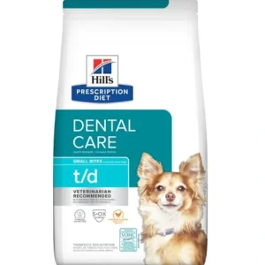 Shop Hills Prescription Diet Canine T/D Small Bites 2.25kg - Pet Home | The Perfect Pet Supplies Shopping Experience Dogs