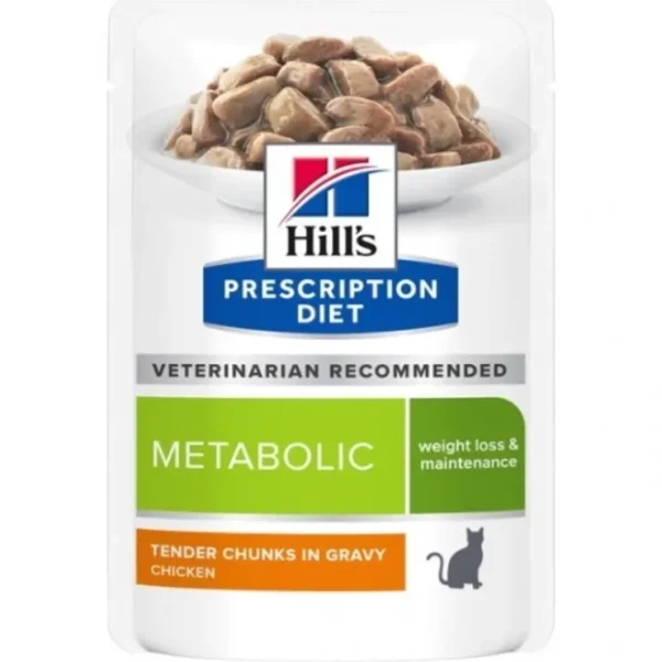 Best Sale Hills Prescription Diet Feline Metabolic 12 x 85g Pouches - Pet Home | The Perfect Pet Supplies Shopping Experience Cats