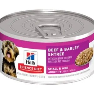 Shop Hill's Science Diet - Adult Small Breed Mini Breed Beef Barley Entree Minced Wet Dog Food - Pet Home | The Perfect Pet Supplies Shopping Experience Dogs