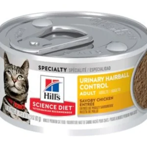 Clearance Hill's Science Diet - Adult Urinary Hairball Control Savory Chicken Wet Cat Food - Pet Home | The Perfect Pet Supplies Shopping Experience Cats