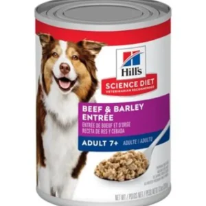 Shop Hill's Science Diet - Senior Adult 7+ Beef Barley Entree Wet Dog Food - Pet Home | The Perfect Pet Supplies Shopping Experience Dogs