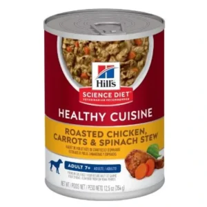 Discount Hills Science Diet Healthy Cuisine Adult 7+ Canned Dog Food With Chicken 354g x 12 Pack - Pet Home | The Perfect Pet Supplies Shopping Experience Dogs