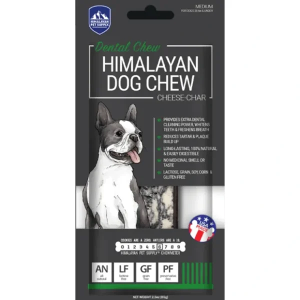 Store Himalayan Dog Chew Cheese-Char, Medium - Pet Home | The Perfect Pet Supplies Shopping Experience Shop All