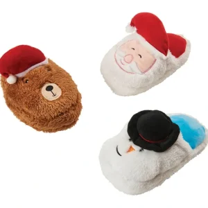 Outlet Holiday Slippers Dog Toy - 8" Assorted - Pet Home | The Perfect Pet Supplies Shopping Experience Pet Toys