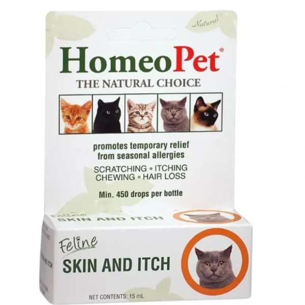Outlet Homeopet Feline Skin & Itch 15ml - Pet Home | The Perfect Pet Supplies Shopping Experience Cats