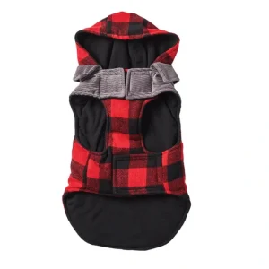 Store Hotel Doggy, Corduroy Melton Jacket w/ Polar Fleece - Cranberry Red - Pet Home | The Perfect Pet Supplies Shopping Experience Shop All